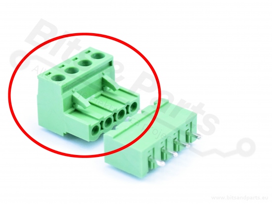 Pluggable terminal 4-pin female - Dinkle 5ESDV